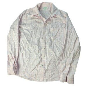 Brooks Brothers Dress Shirt Mens 16.5-36 Milano Fit Button Down Long Sleeve | L1